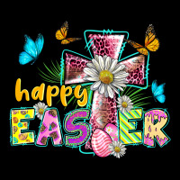 Happy Easter Cross Ladies Tee | Teevron