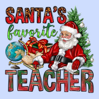 Santa's Favorite Teacher Urban Heavy Tee | Teevron