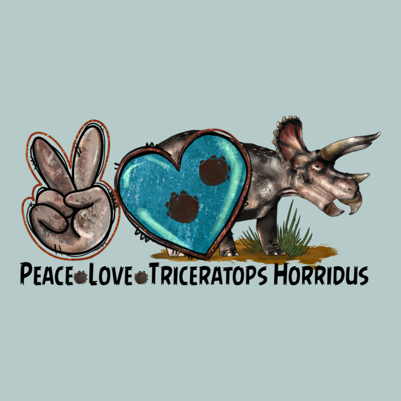 Peace Love Triceratops Horridus Heavy Core Tee by LillyAllenDesigns | Teevron