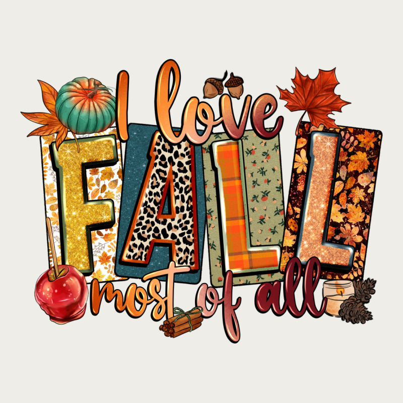 I Love Fall Most Of All Zipper Hoodie by CowGirlArtShop | Teevron