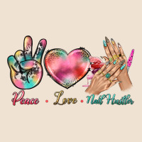 Peace Love Nail Hustler Urban Heavy Tee | Teevron