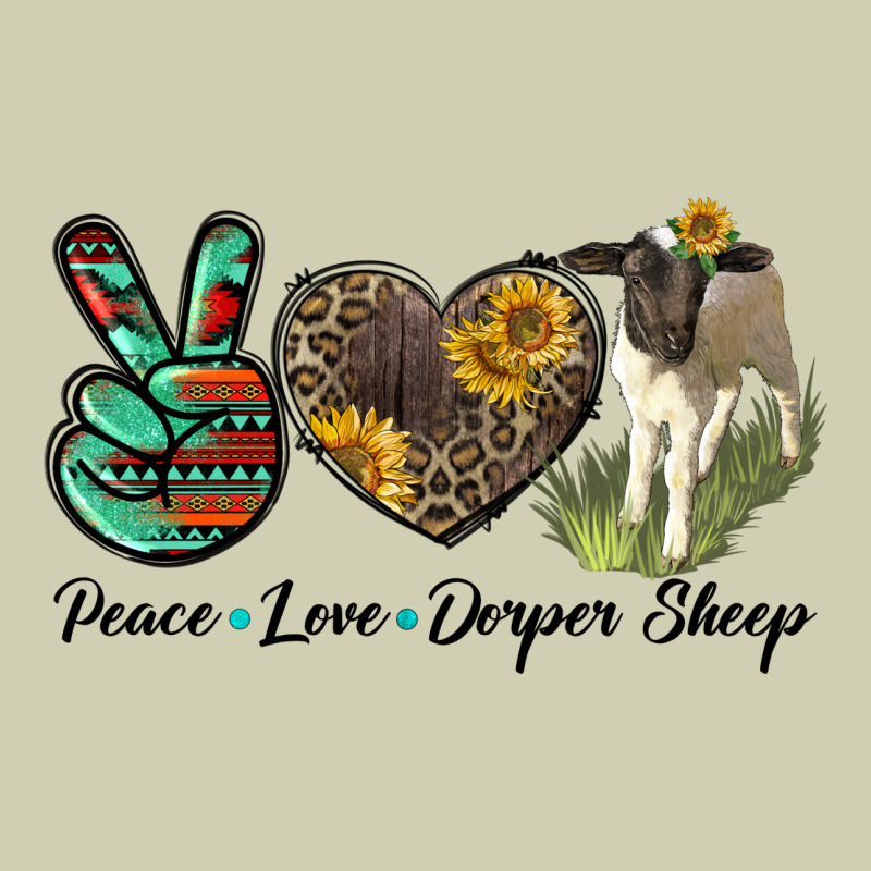 Peace Love Dorper Sheep Heavy Core Tee by LillyAllenDesigns | Teevron