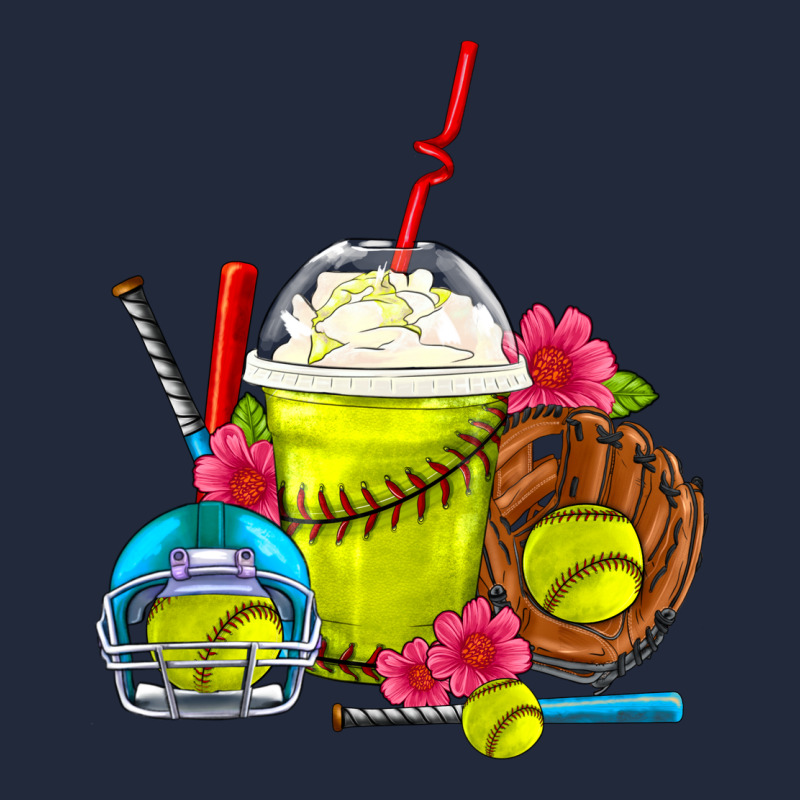 Softball Frappe Coffee Premium Sweatshirt by FaDigitalArtStudio | Teevron