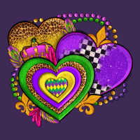 Mardi Gras Heart Olivia Premium Hoodie | Teevron