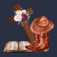Boots With Bible And Cross Heavyweight Sweatshirt | Teevron