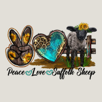 Peace Love Suffolk Sheep Heavy Core Tee | Teevron