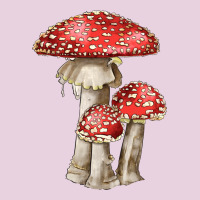 Autumn Mushroom Illustrations Ladies Tee | Teevron