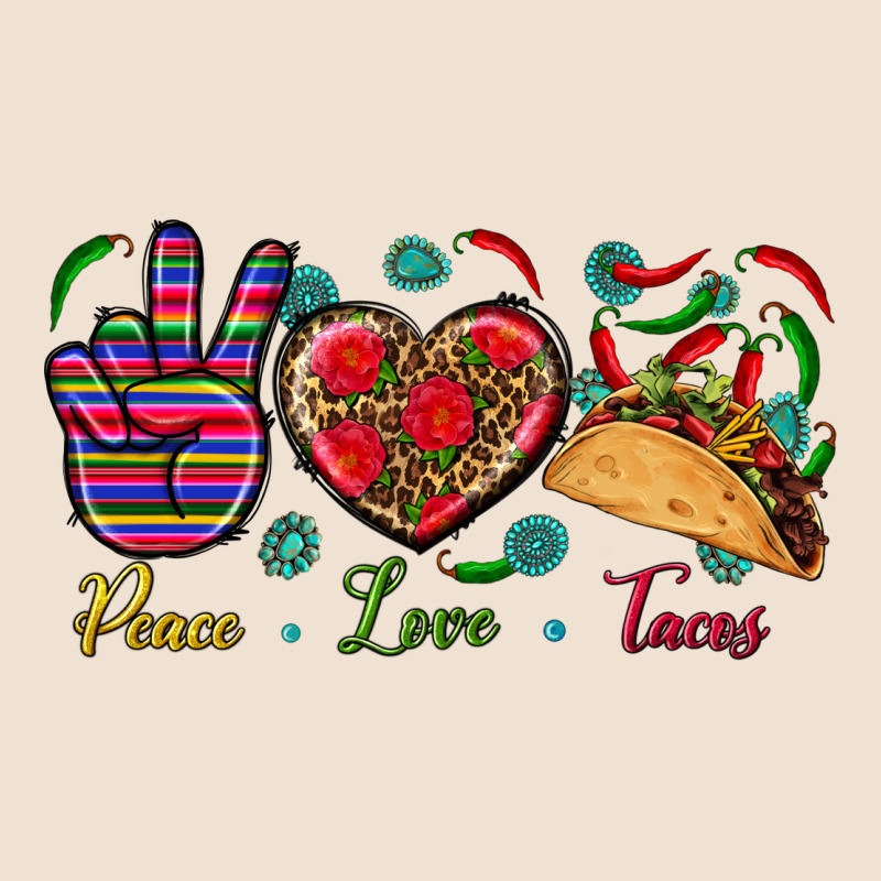 Peace Love Tacos Urban Heavy Tee by BundleAndBundleShop | Teevron