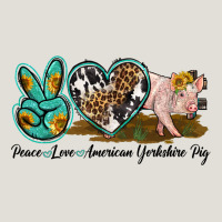 Peace Love Yorkshire Pig Heavy Core Tee | Teevron