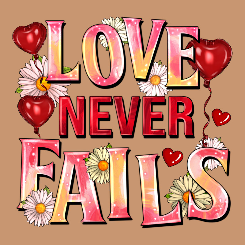 Love Never Fails Heavyweight Hoodie by FaDigitalArtStudio | Teevron