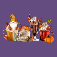 Fall Gnome Coffee Cups Vintage Hoodie | Teevron
