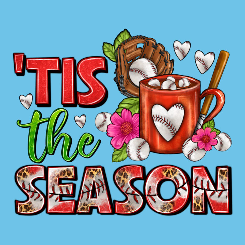 Tis The Season Baseball Coffee Mug Premium Sweatshirt by FaDigitalArtStudio | Teevron