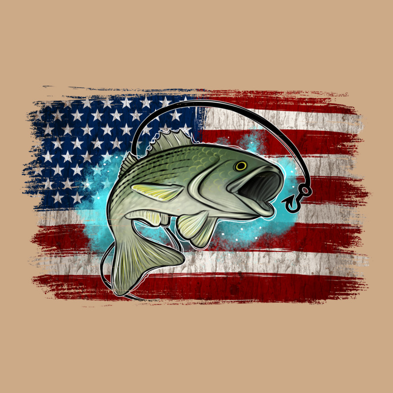 American Flag Fish Vintage Hoodie by Jasminsmagicworld | Teevron