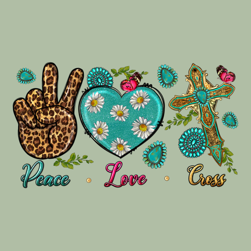 Peace Love Cross Urban Heavy Tee by BundleAndBundleShop | Teevron