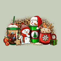 Christmas Snow Coffee Cups Ladies Tee | Teevron