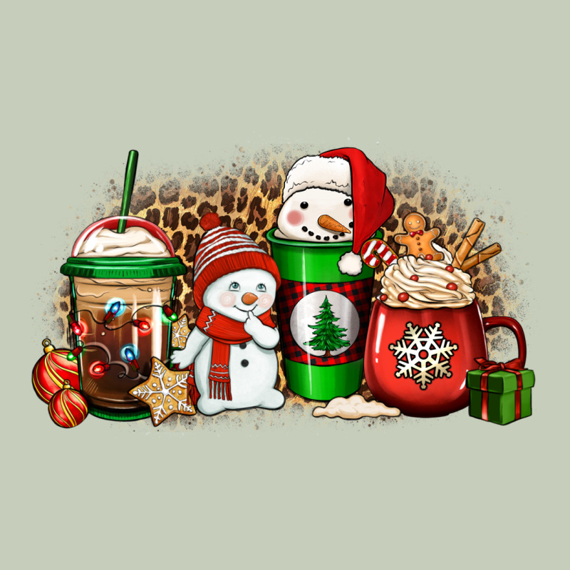 Christmas Snow Coffee Cups Ladies Tee by Jasminsmagicworld | Teevron