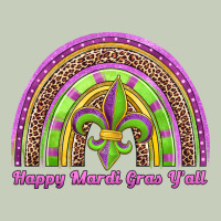 Happy Mardi Gras Y'all Rainbow Ladies Tee | Teevron