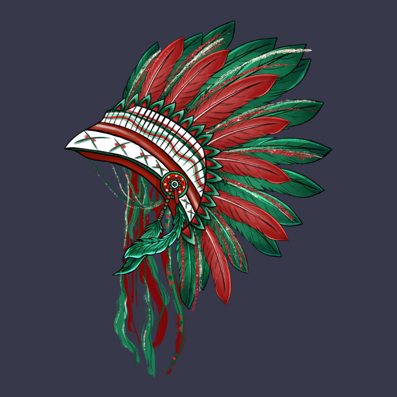 American Flag Indian Headdress Long Sleeve Tee by BarkalooDesign | Teevron