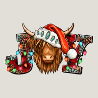 Joy Christmas Shaggy Cow Heavy Core Tee | Teevron