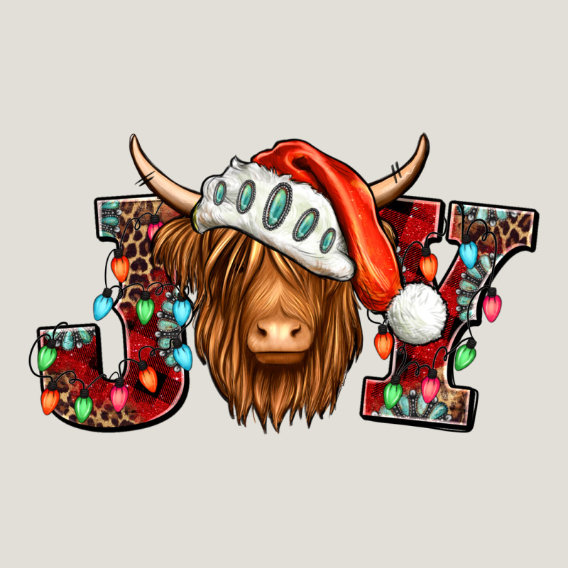 Joy Christmas Shaggy Cow Heavy Core Tee by Jasminsmagicworld | Teevron