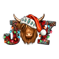 joy christmas shaggy cow | Teevron