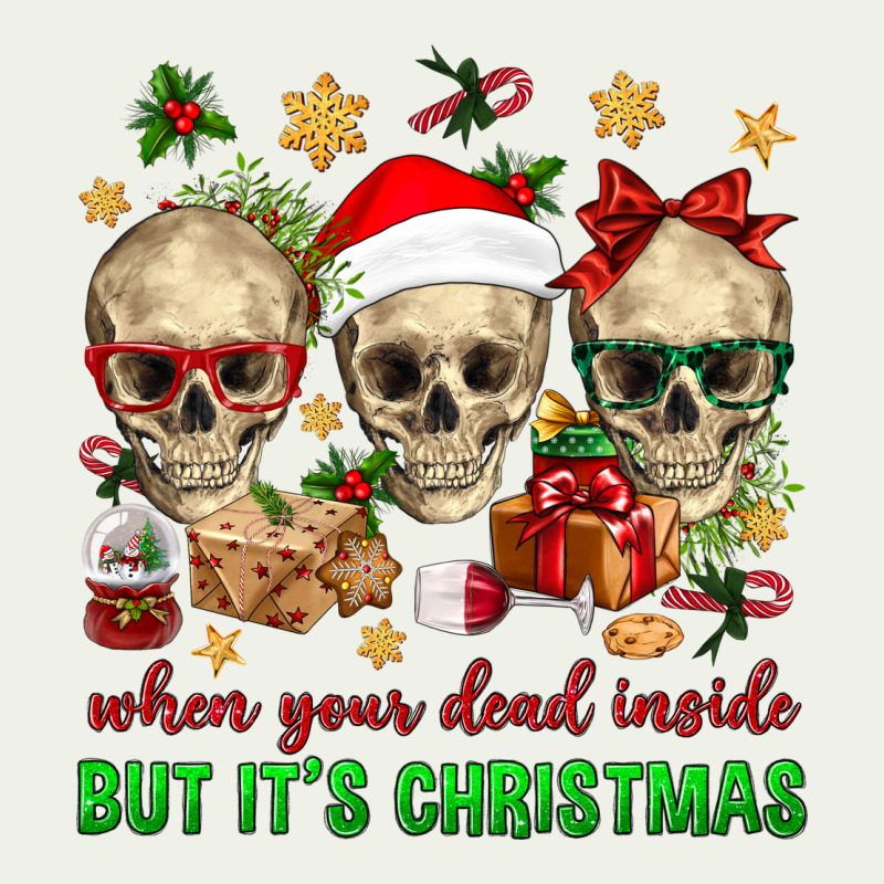 When Your Dead Inside But It's Christmas Urban Heavy Tee by BundleAndBundleShop | Teevron