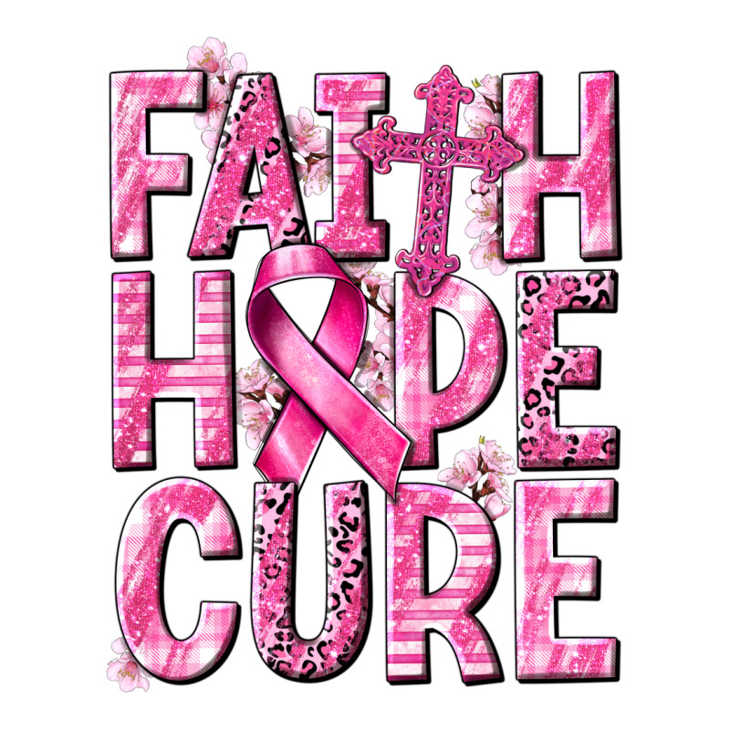 Faith Hope Cure Cancer Premium Tee by NancyCooperArtShop | Teevron