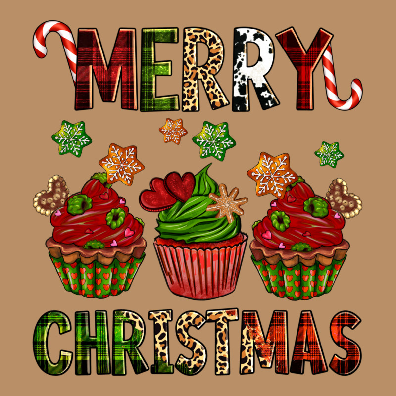 Merry Christmas Cupcakes Vintage Hoodie by NancyCooperArtShop | Teevron