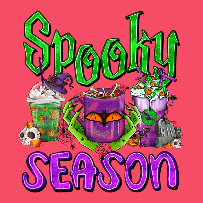 Spooky Season Coffee Cups Premium Sweatshirt by FaDigitalArtStudio | Teevron