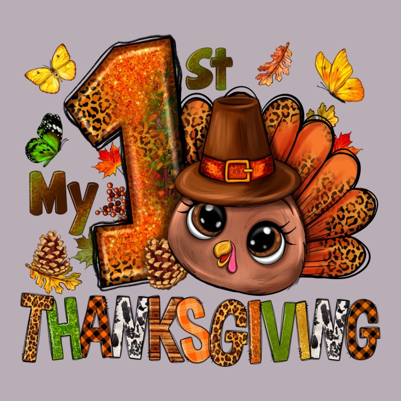 My First Thanksgiving With Turkey Bbs Vintage Tee by BundleAndBundleShop | Teevron