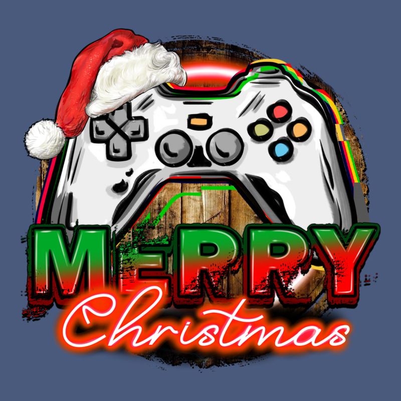 Gamer Merry Christmas Vintage Hoodie by NancyCooperArtShop | Teevron