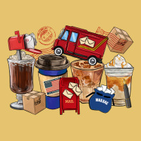 Postal Worker Coffee Cups Premium Sweatshirt | Teevron
