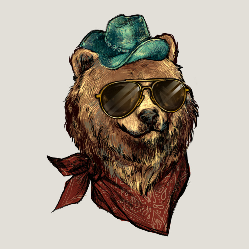 Bear Cowboy Heavy Core Tee by NancyCooperArtShop | Teevron