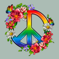 Peace Pride Lgbtq+ And Flowers Classic Tee | Teevron