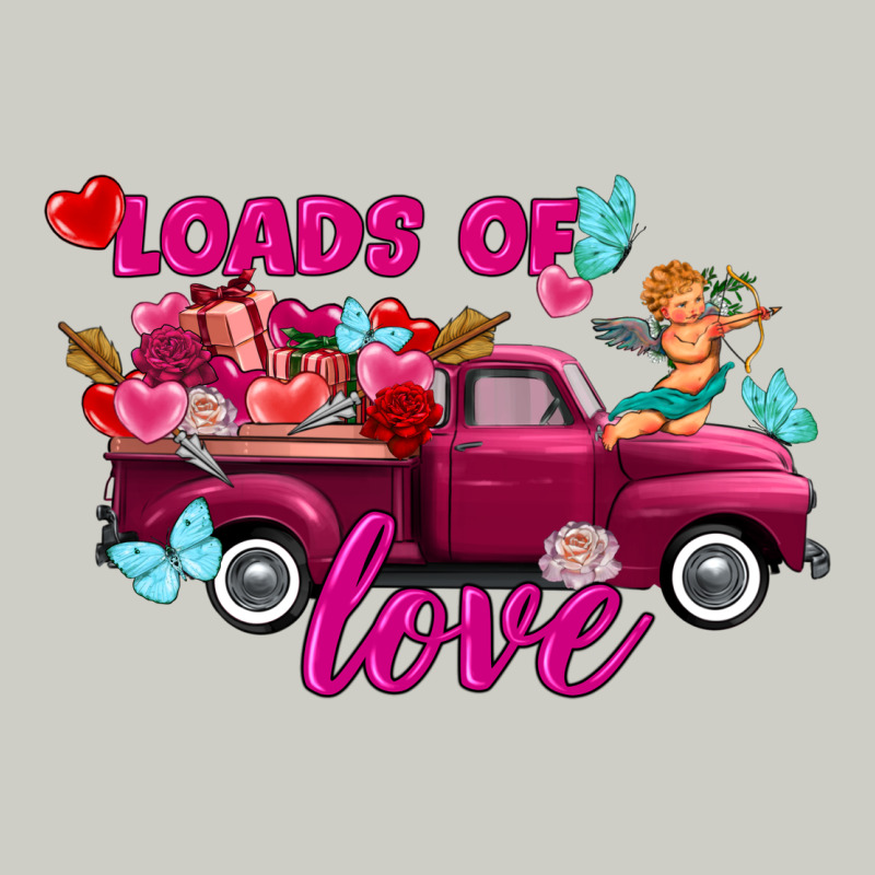 Loads Of Love Valentine's Day Truck Heavyweight Hoodie by FaDigitalArtStudio | Teevron
