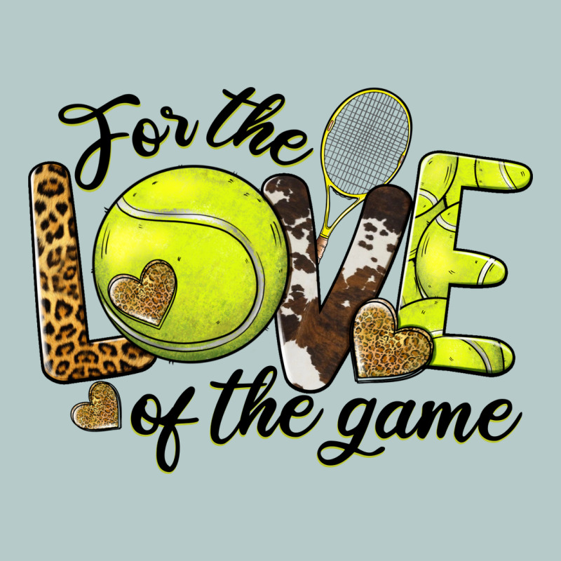 For The Love Of The Game Tennis Heavy Core Tee by BarkalooDesign | Teevron