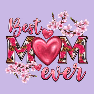 Best Mom Ever Heavy Core Tee Designed By Nancycooperartshop