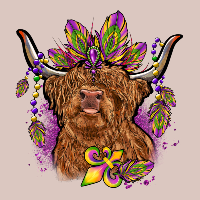 Mardi Gras Cow Premium Hoodie by OliviaCreatesArt | Teevron