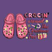 Pink Christmas Crocin' Around The Christmas Tree Vintage Hoodie | Teevron