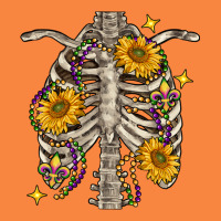 Mardi Gras Chest Sunflowers Skeleton Premium Sweatshirt | Teevron