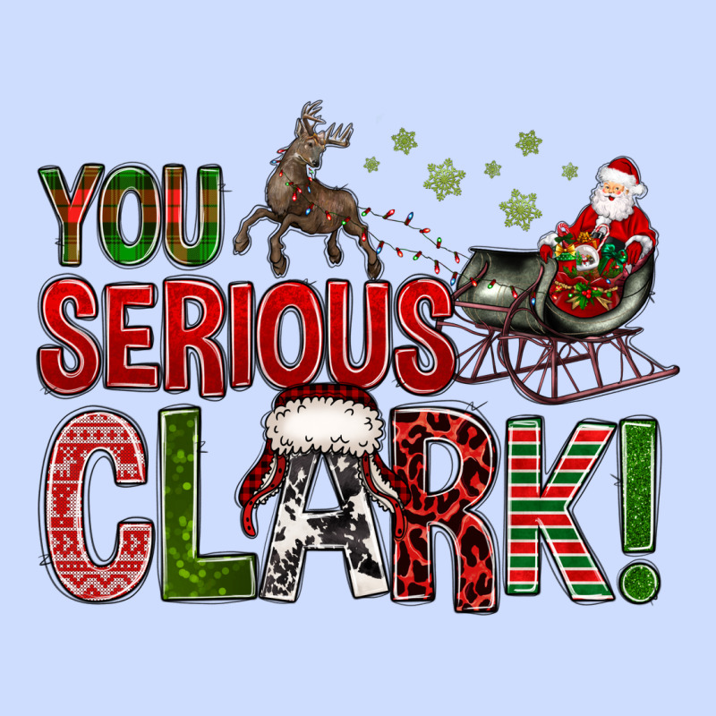 You Serious Clark With Santa Sleigh Urban Heavy Tee by BundleAndBundleShop | Teevron