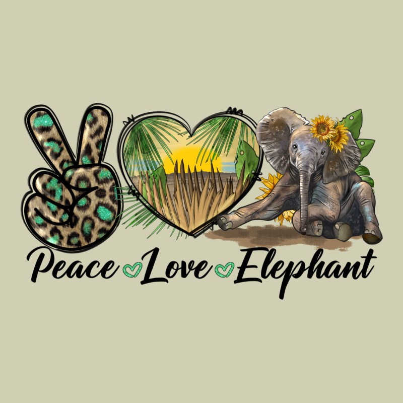 Peace Love Elephant Heavy Core Tee by LillyAllenDesigns | Teevron