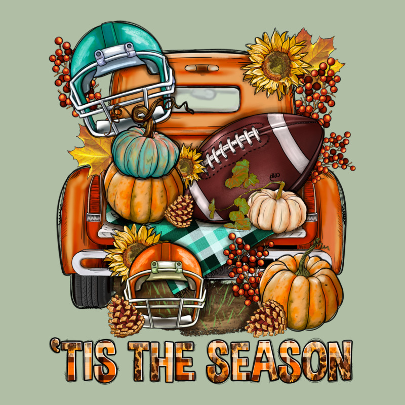 Tis The Season Fall Football Truck Urban Heavy Tee by BundleAndBundleShop | Teevron