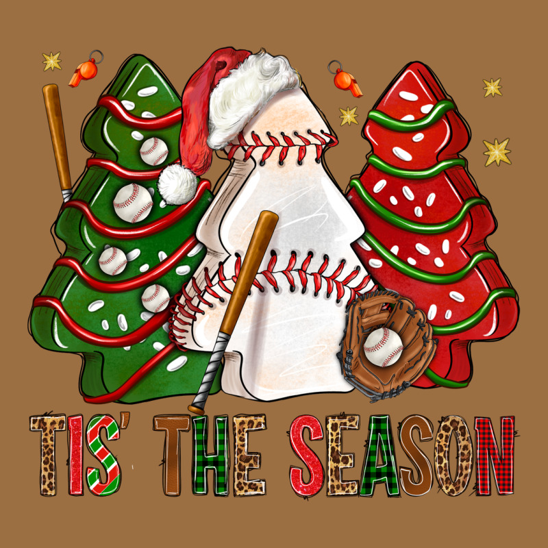 Tis' The Season Baseball Christmas Cakes Bbs Vintage Tee by BundleAndBundleShop | Teevron