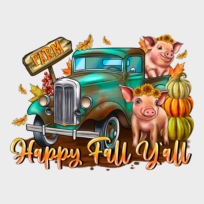 Farm Happy Fall Y'all Urban Hoodie by CowhideDigitalArt | Teevron