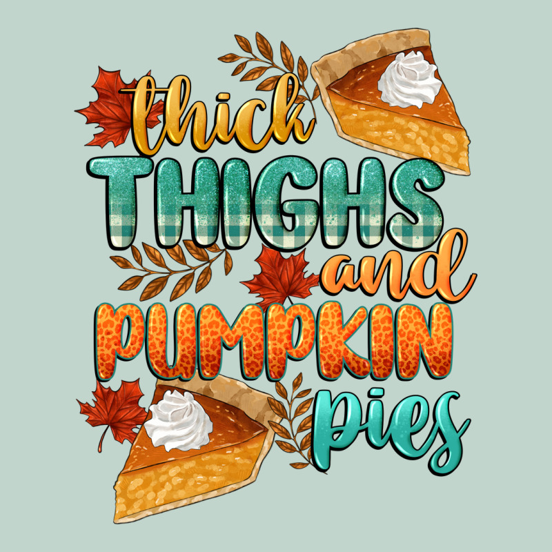 Thick Thighs And Pumpkin Pies Zipper Hoodie by CowGirlArtShop | Teevron
