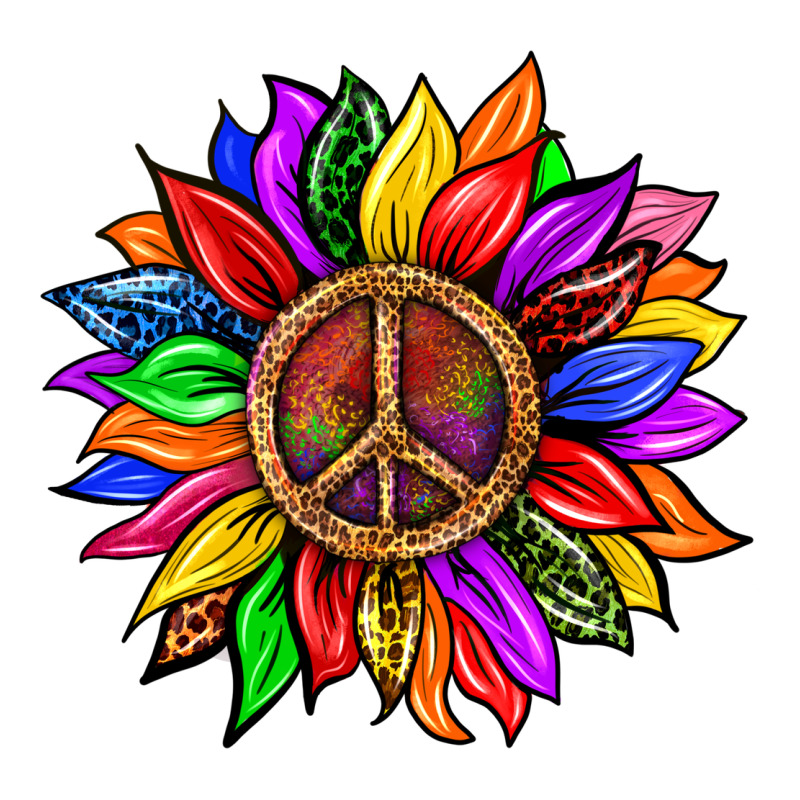 Pride Lgbtq+ Sunflower With Peace Classic Tee by BundleAndBundleShop | Teevron