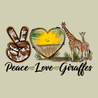 Peace Love Giraffes Heavy Core Tee | Teevron