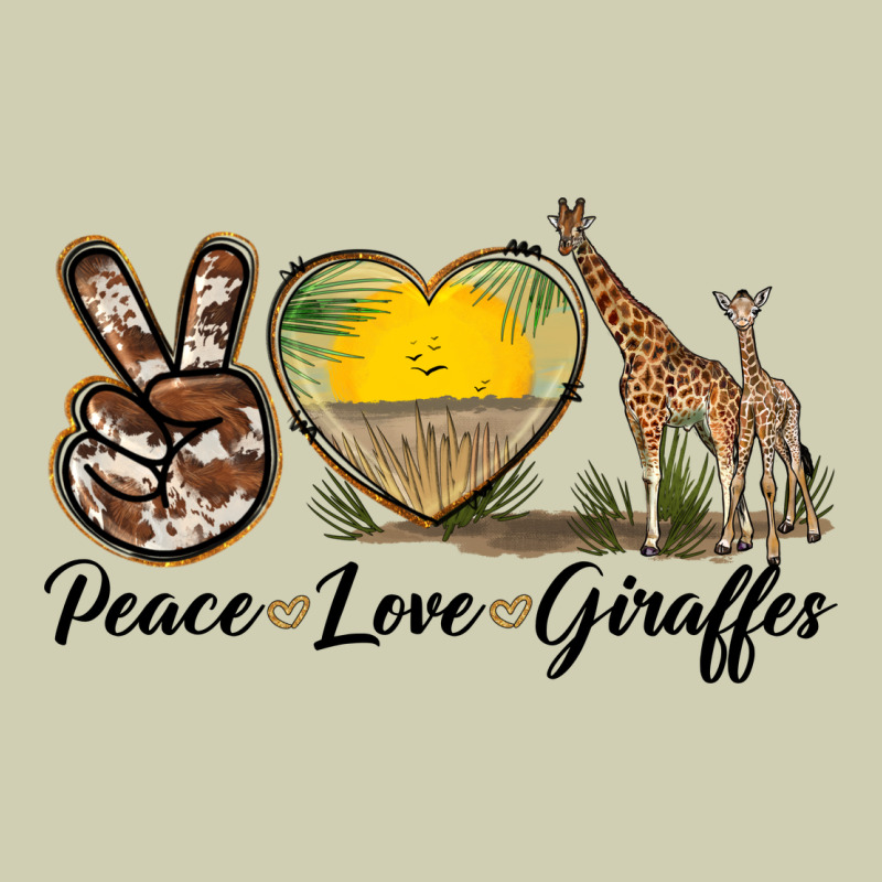 Peace Love Giraffes Heavy Core Tee by LillyAllenDesigns | Teevron