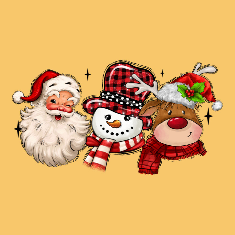 Santa Snowman Reindeer Vintage Hoodie by MaliasSmallBusiness | Teevron